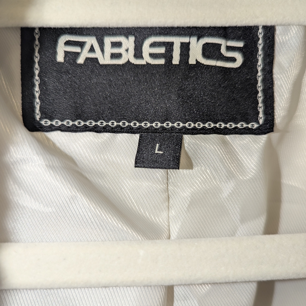 Fabletics Cream Teddy Jacket - image 5